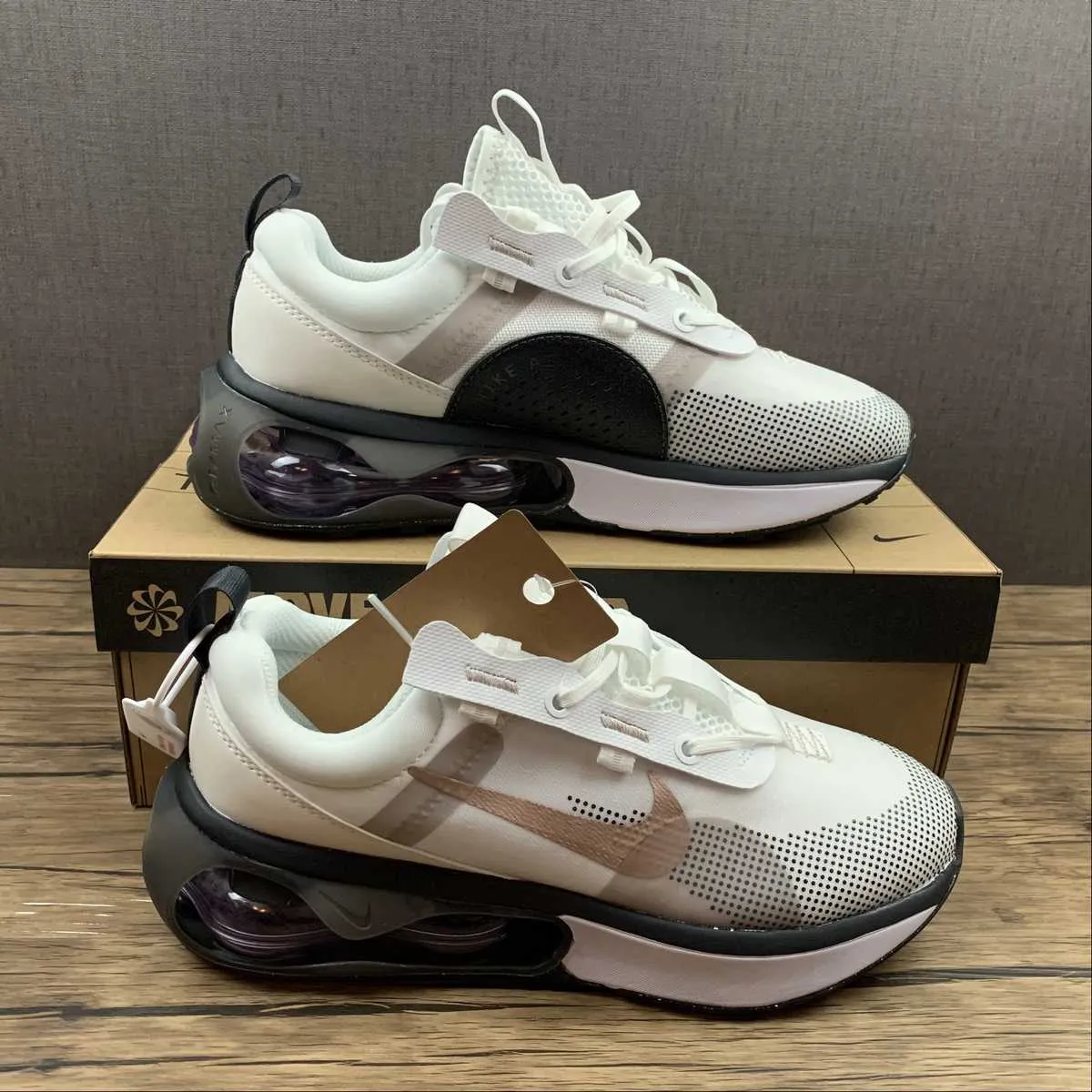 Air Max 2021 Summit White Off Noir Amethyst Ash Metallic Red Bronze DA3199-103 Walking Essential