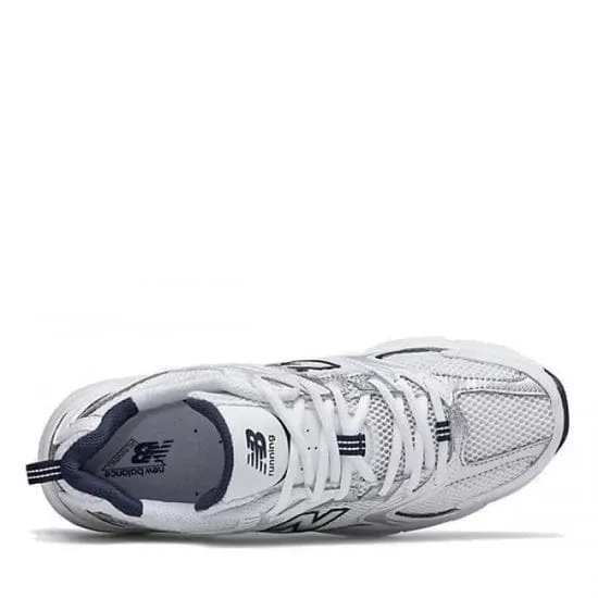 New Balance 530 in White With Natural Indigo