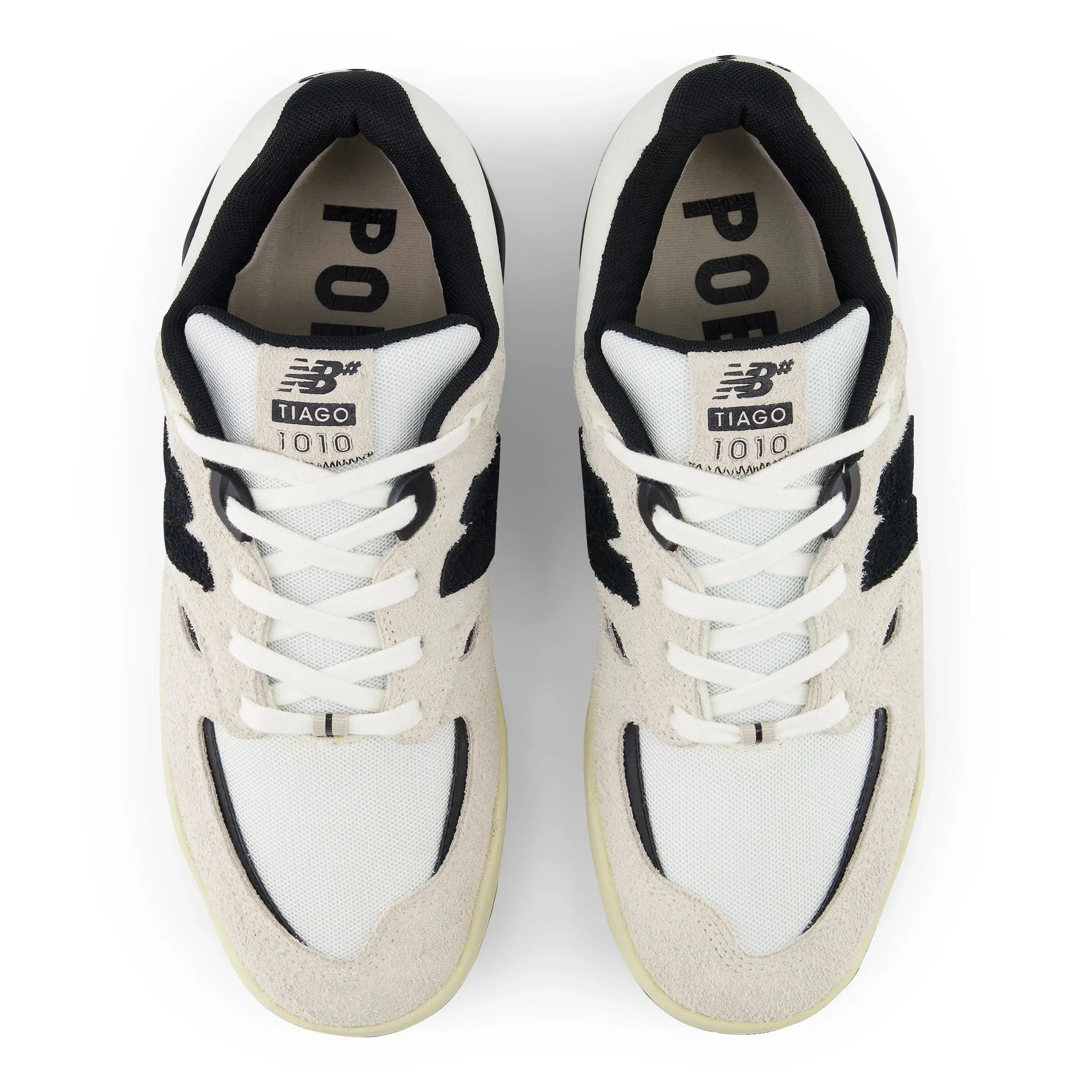 New Balance Numeric 1010 Tiago Lemos x Poets Skateboard Shoe - White/Black
