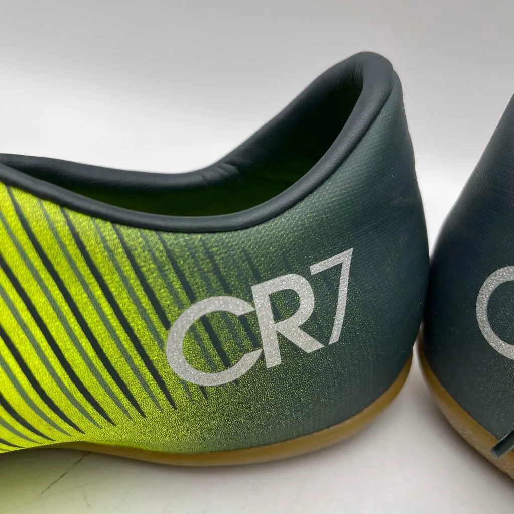 NIKE MERCURIALX VICTORY VI CR7 IC SOCCER SHOES SEAWEED/VOLT 852526-376 Sz:9.5USA