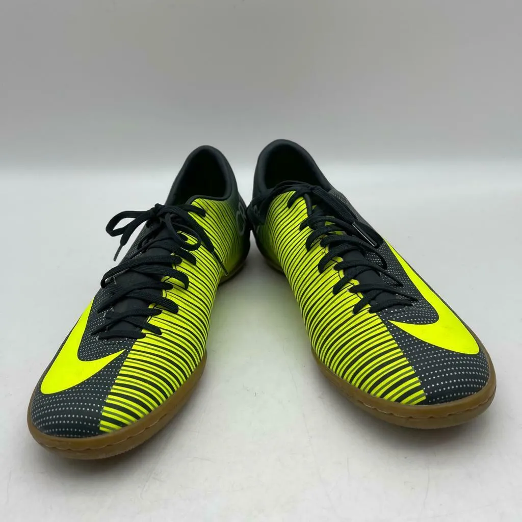 NIKE MERCURIALX VICTORY VI CR7 IC SOCCER SHOES SEAWEED/VOLT 852526-376 Sz:9.5USA
