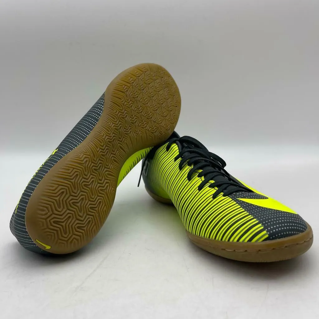 NIKE MERCURIALX VICTORY VI CR7 IC SOCCER SHOES SEAWEED/VOLT 852526-376 Sz:9.5USA
