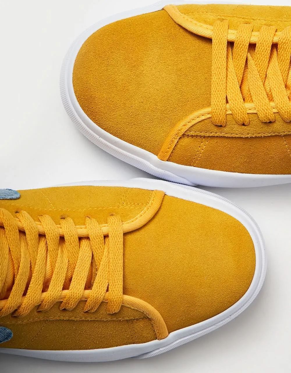 Nike SB Zoom Blazer Mid Pro GT Skate Shoes - Univ Gold/Game Royal-Univ Gold-White-Black