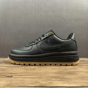 Test Step Air Force 1 Low Luxe Black Gum Brown DB4109-001