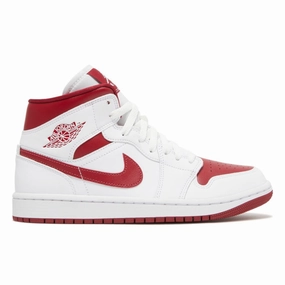 Parent Jog Jogger Style Nike Air Jordan 1 Mid White Pomegranate BQ6472 161