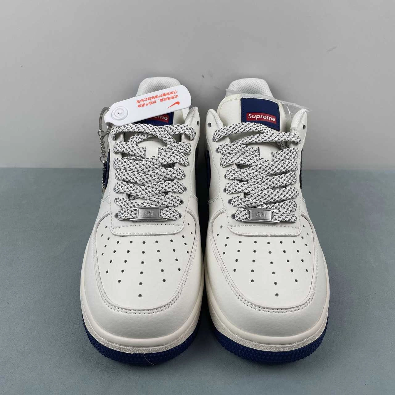 Supreme x Air Force 1 07 Low Off White Blue Red HD1968-025 Grass Hike Throw Hike