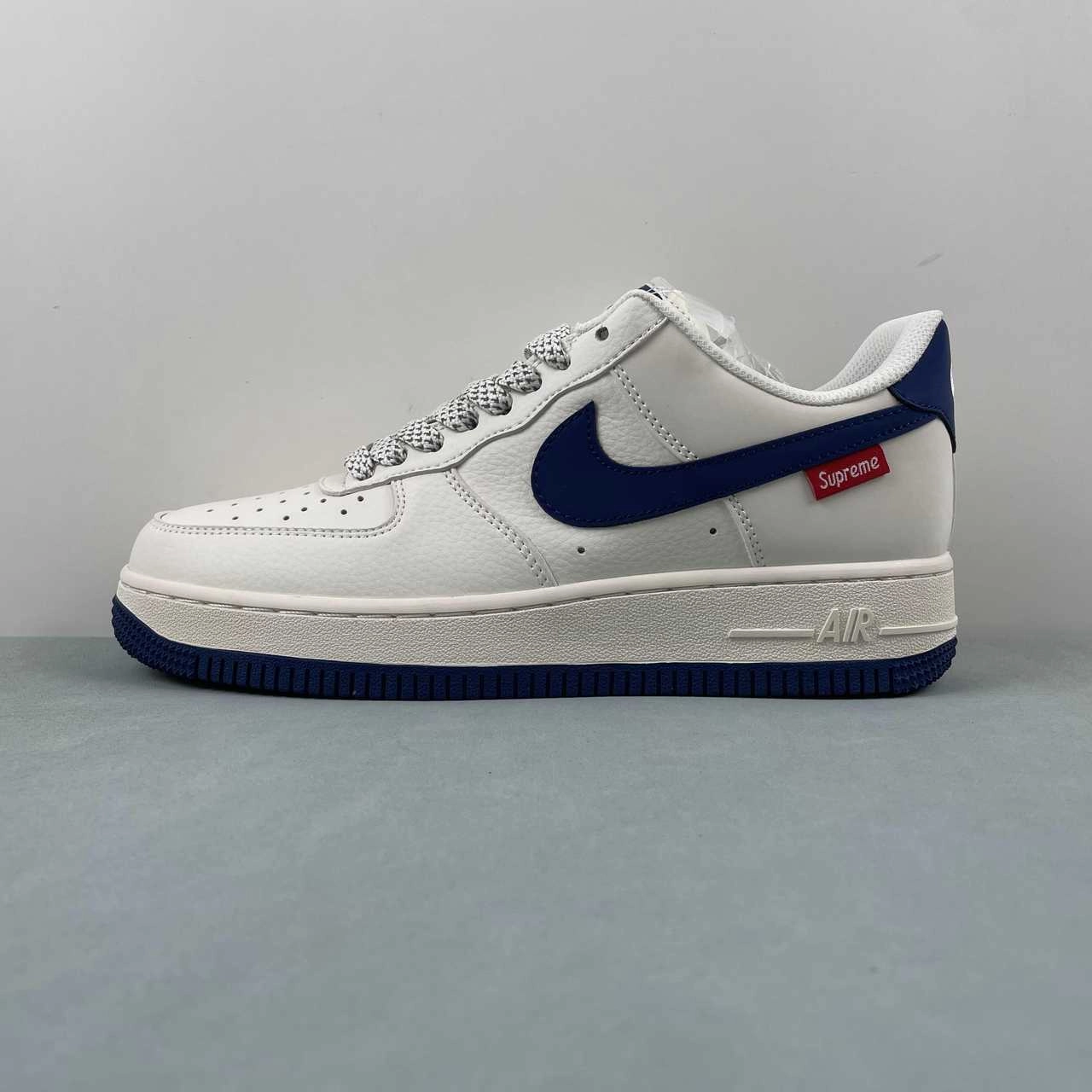 Wear Often Supreme x Air Force 1 07 Low Off White Blue Red HD1968-025