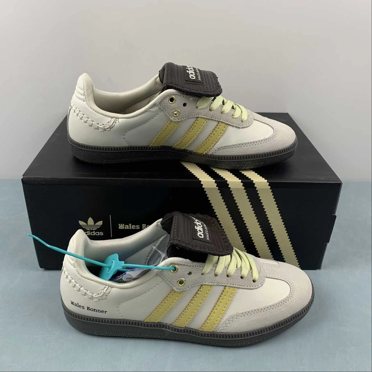 Adidas Samba Wales Bonner Ecrtin Almyel Brown Almyel ID0217 Calm Grey Gentle Fit