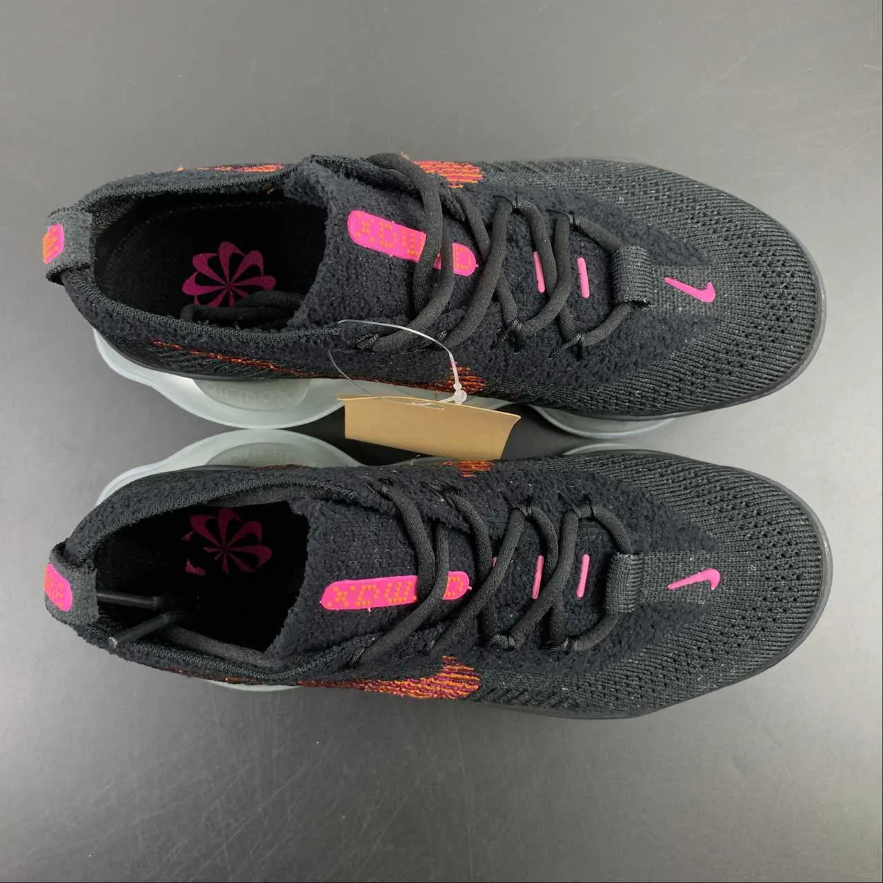Air Max Scorpion Fk Black Red Rose Pink DZ0799-001 running in a fumarole area shoes