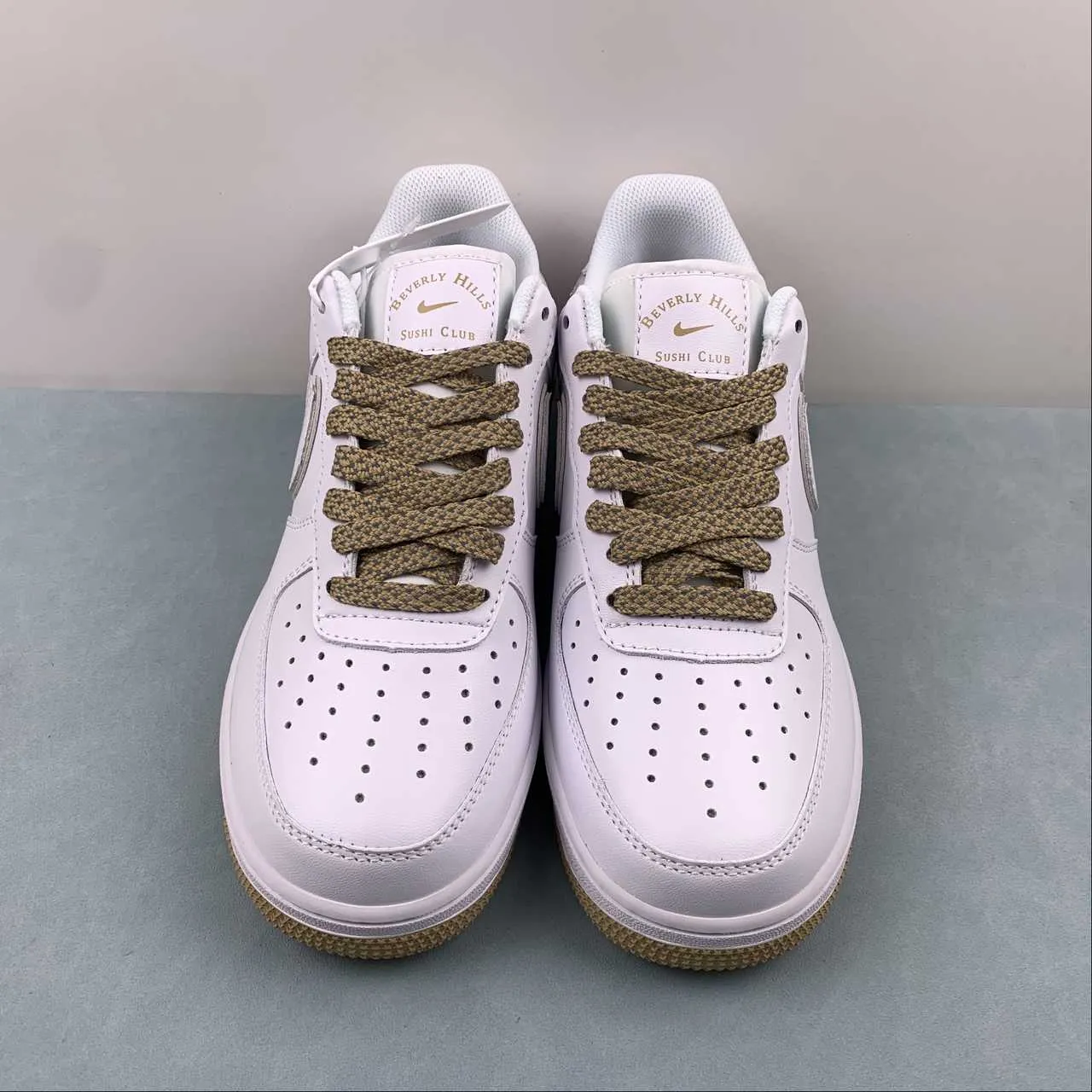 Air Force 1 07 Low Beverly Hills Sushi Club White Kakhi NS0517-008 Wide fit