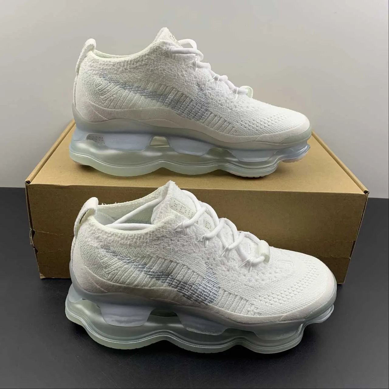 running shoes with memory foam professional running gear Air Max Scorpion FK White Football Grey Pure Platinum DJ4702-100