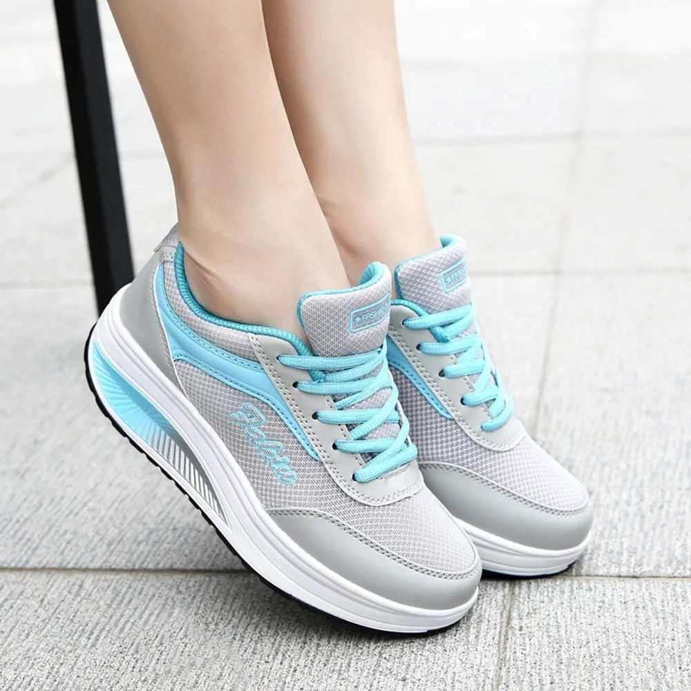 Non Slip Comfortable Fashion Sneakers for Women Lightweight Comfort Casual Workout Sneakers Grounded Footwear