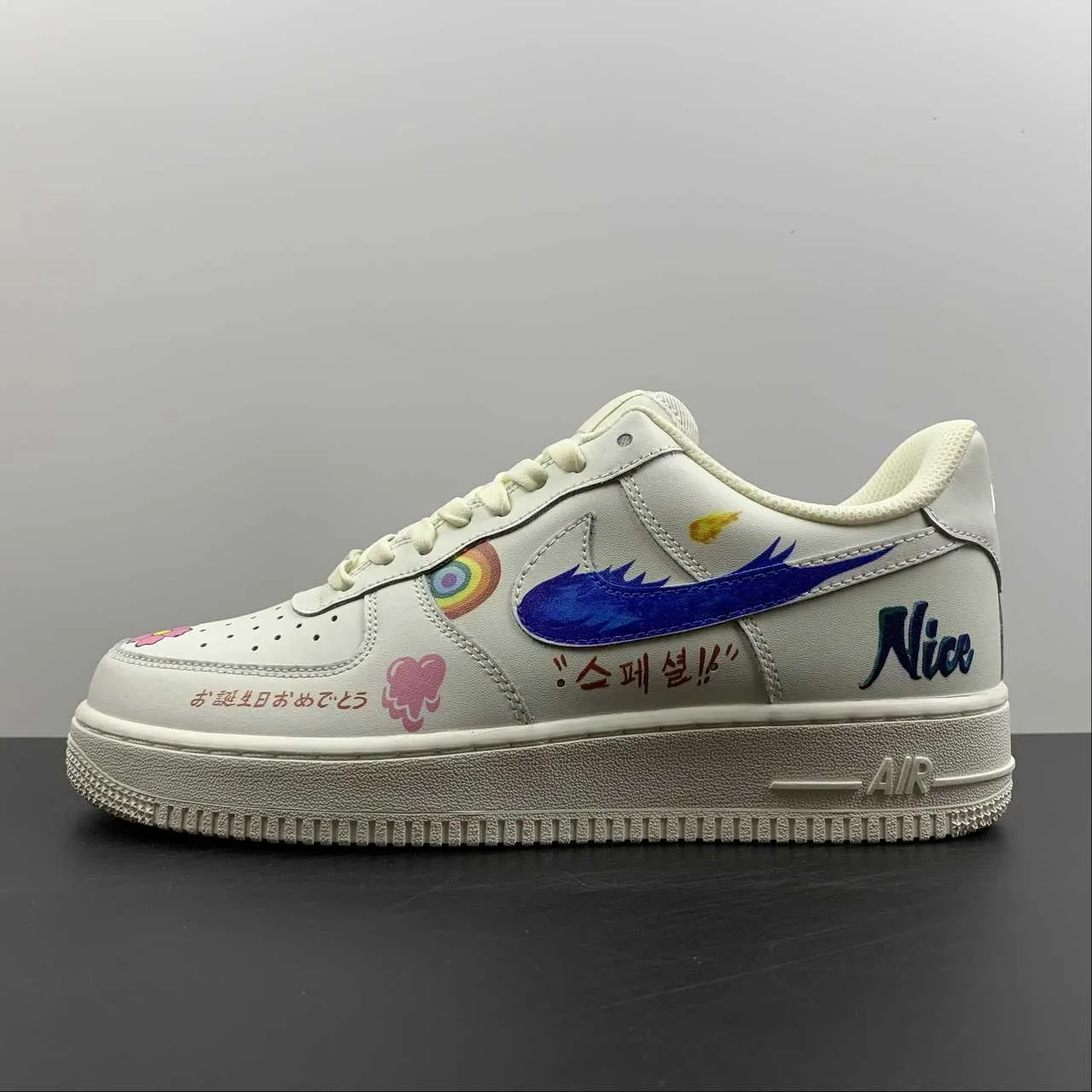 Air Force 1 07 Low Beige Pink Blue CW2288-333 Neutral design