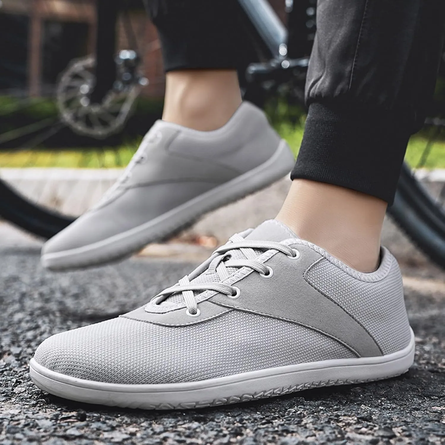 Non Slip Work Sport Shoes for Men Comfortable Breathable Lightweight Tennis Shoe Arch Support Plantar Fasciitis