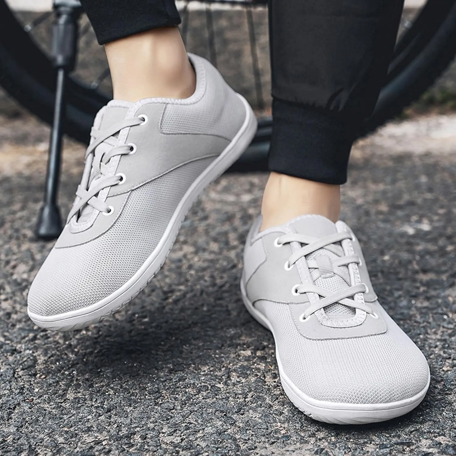 Non Slip Work Sport Shoes for Men Comfortable Breathable Lightweight Tennis Shoe Arch Support Plantar Fasciitis
