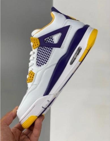 Air Jordan 4 Retro Lakers Home Flexibility Gym Performance