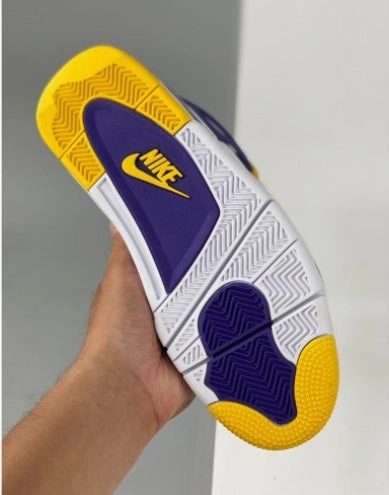 Air Jordan 4 Retro Lakers Home Travel Day Speed Control