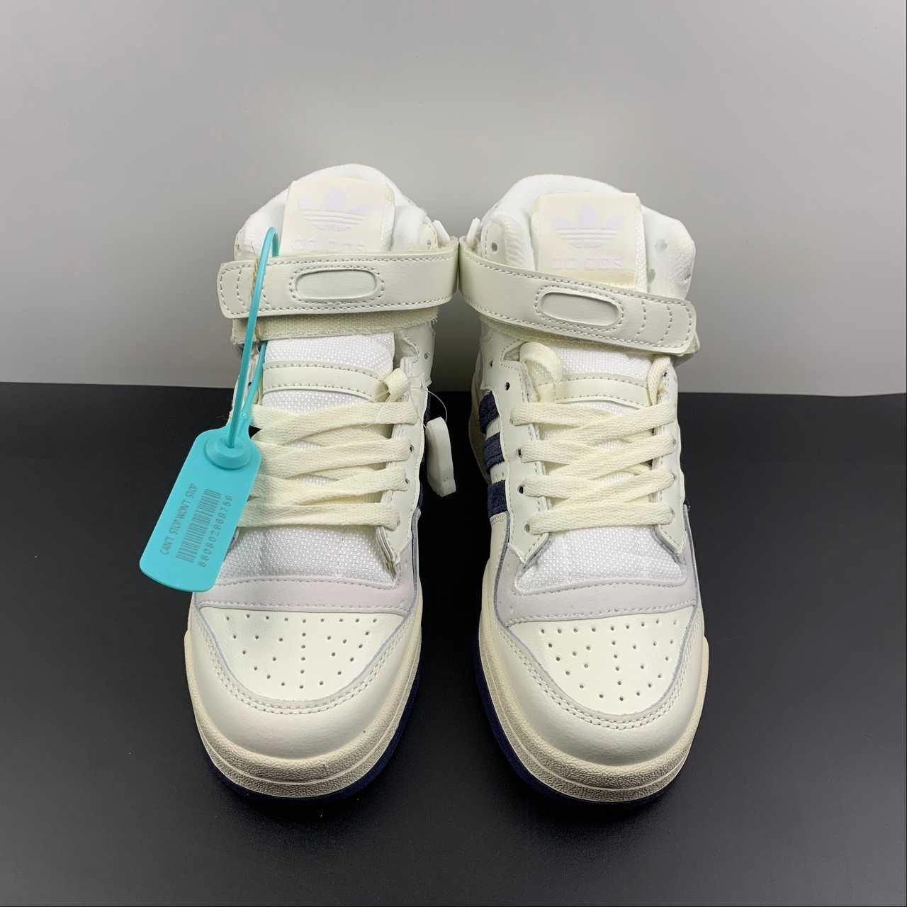 Adidas Forum 84 Hi Off White Dark Blue GY4363 Gym Performance
