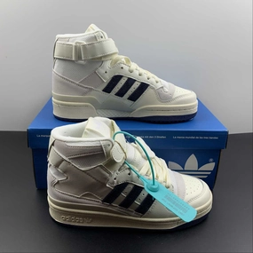 Adidas Forum 84 Hi Off White Dark Blue GY4363 Rubber Traction