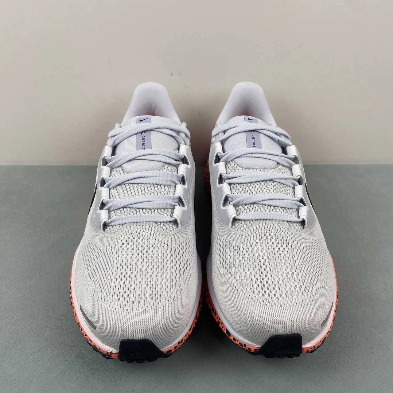Air Zoom Pegasus 41 White Black Orange FN7678-900 Comfortable Footbed
