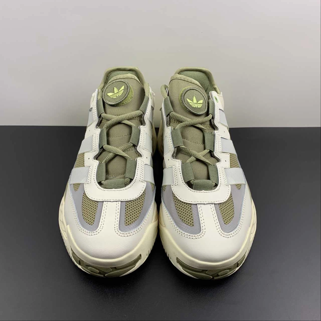 dry - climate shoes Adidas Niteball Off White Orbit Green GY8567