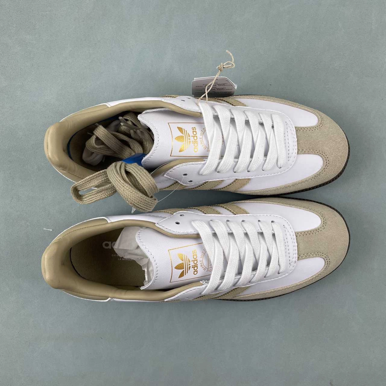 Adidas Samba OG White Beige Gum JI0218 Cloud Like