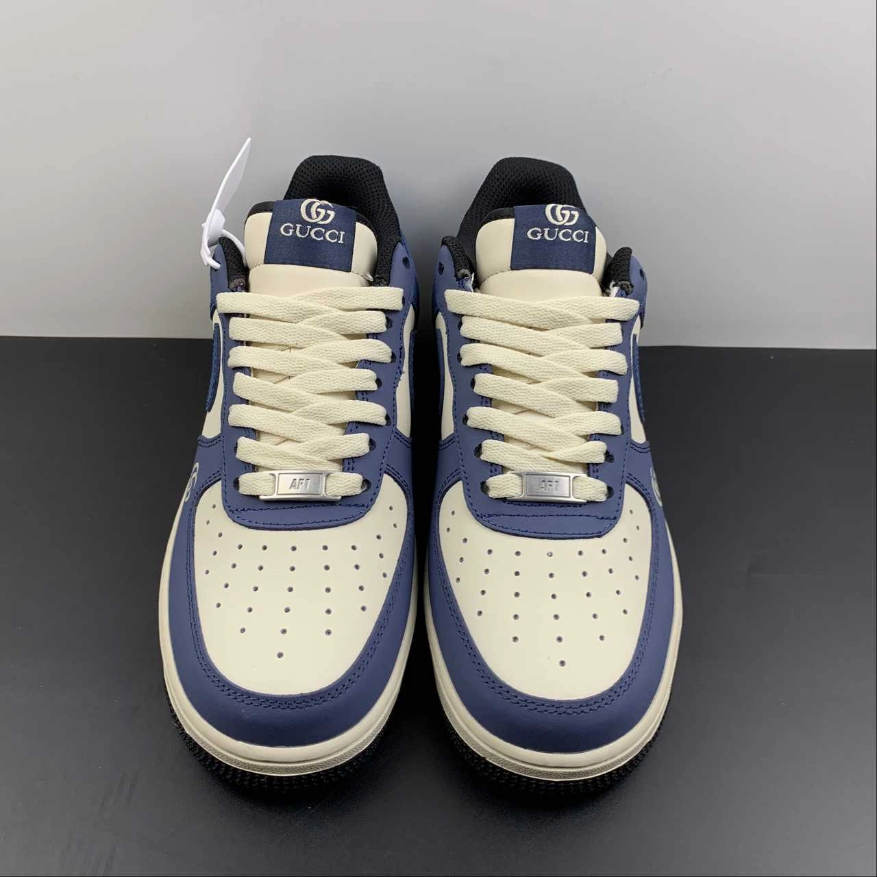 Air Force 1 07 Low North Face Gucci Dark Blue BS9055-305 Work Friendly