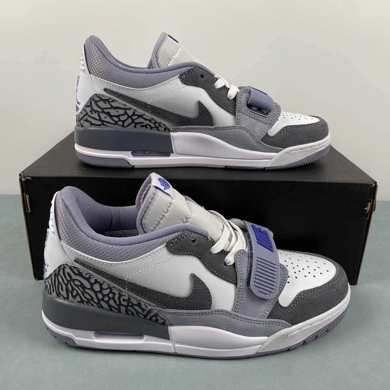 Torsion Spring Technology athletic style Air Jordan Legacy 312 Low White Purple Comet CD7069-108