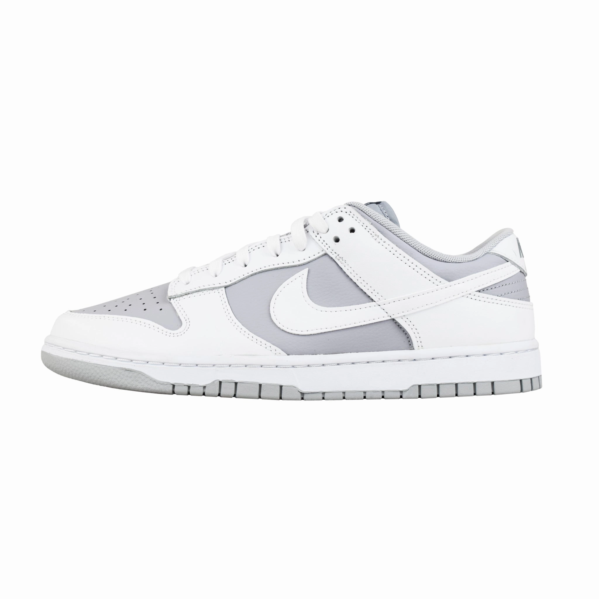 Nike Dunk Low - White Grey Rolling Motion Precision Edge Design