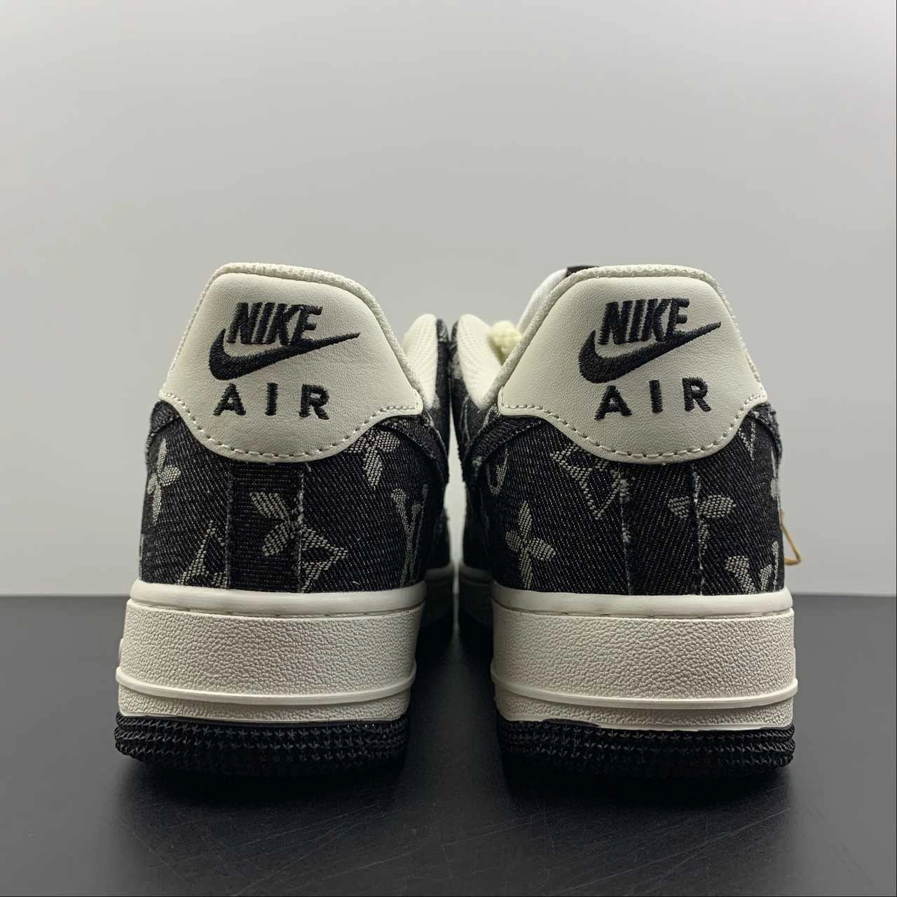 Pure Movement Out And Go LV x Air Force 1 07 Low Black White NZ0088-805