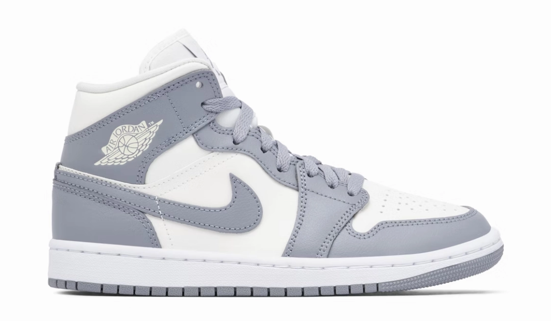 JORDAN 1 MID (W) STEALTH GREY MachineWashable Fashion Accent