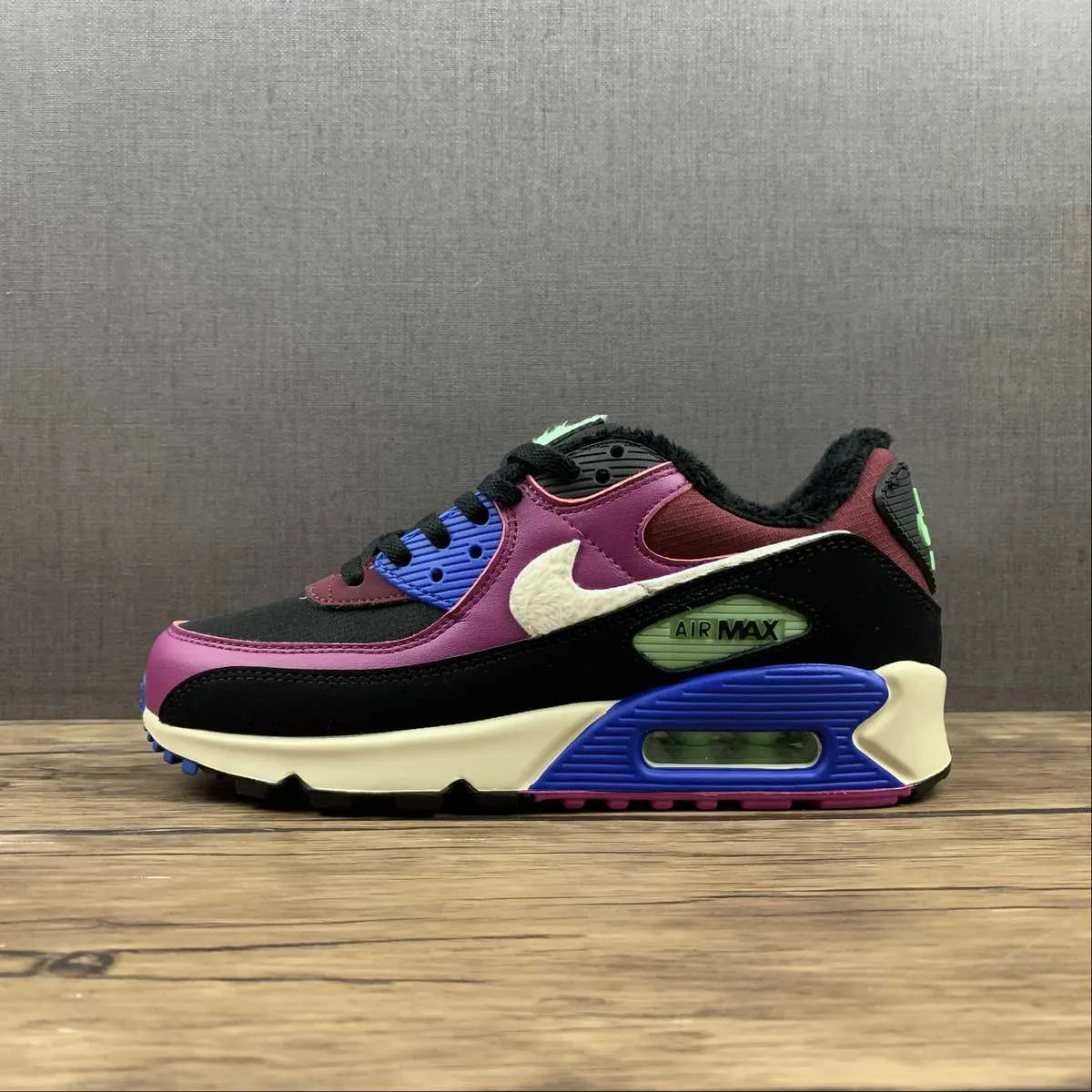 Stable Heel Air Max 90 Premium Cactus Flower Black Dark Beetroot CT1891-500
