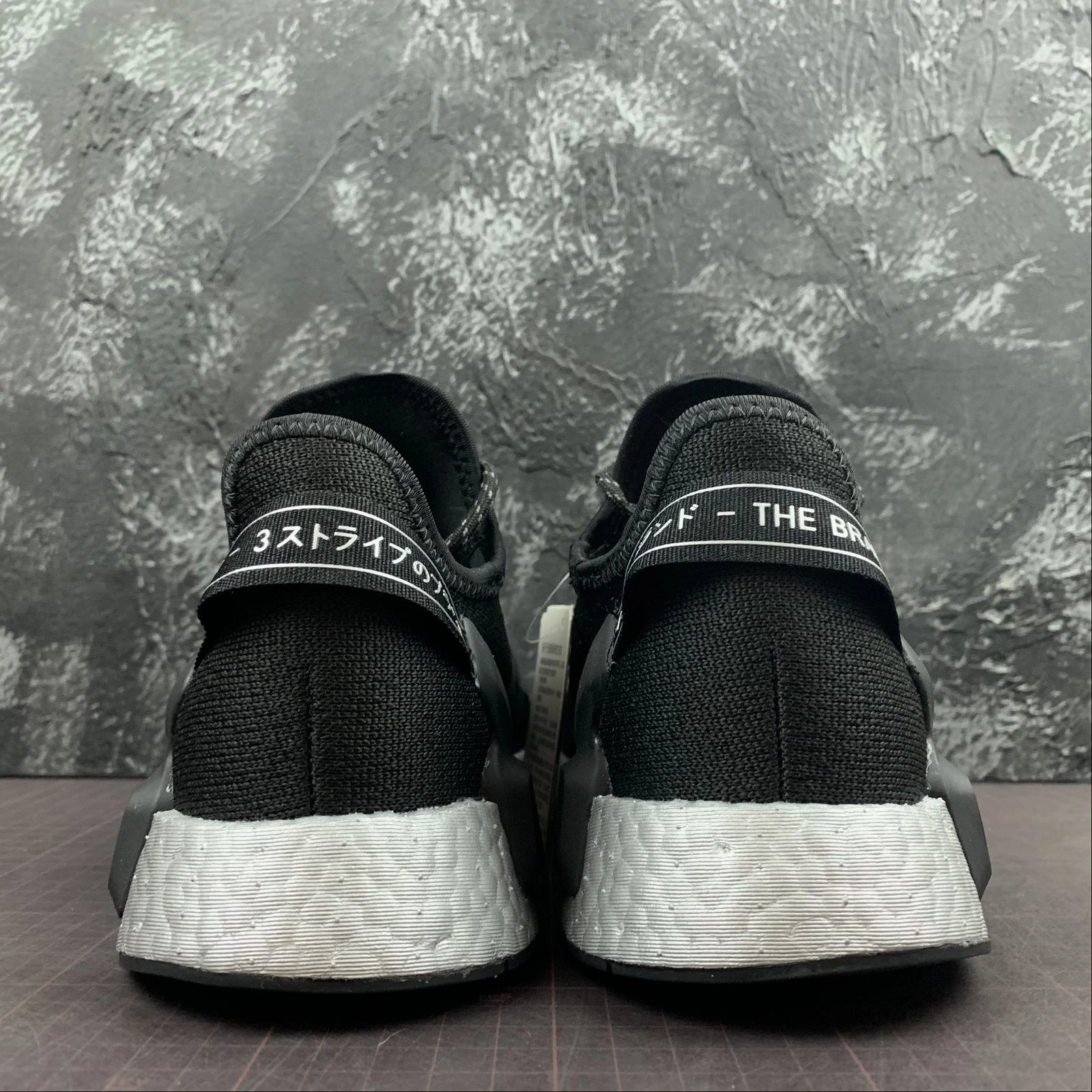 packable running shoes Adidas NMD R1 V2 Black and White