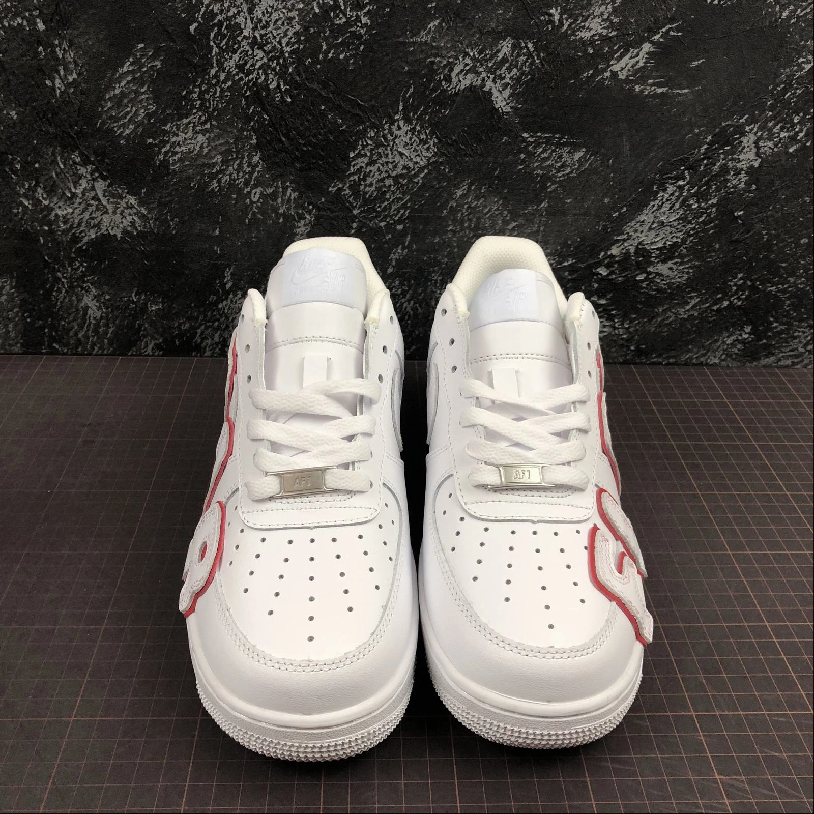 Soft Layers CPFM x Air Force 1 07 Low White Red CK4746-991