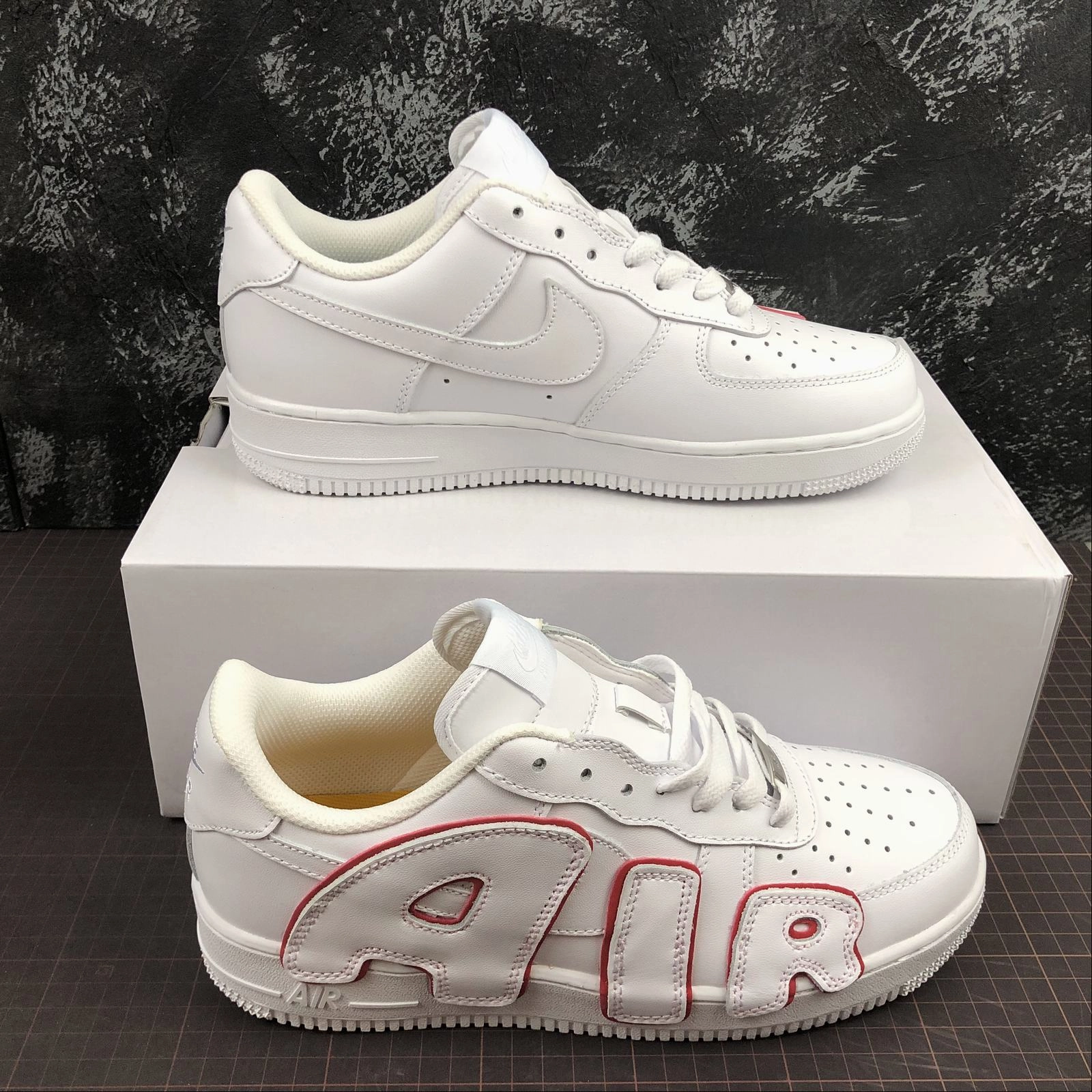 Sunrise Stroll CPFM x Air Force 1 07 Low White Red CK4746-991