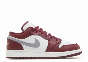 Air Jordan 1 Low Bordeaux (GS) Clean Aesthetic Structured Edge