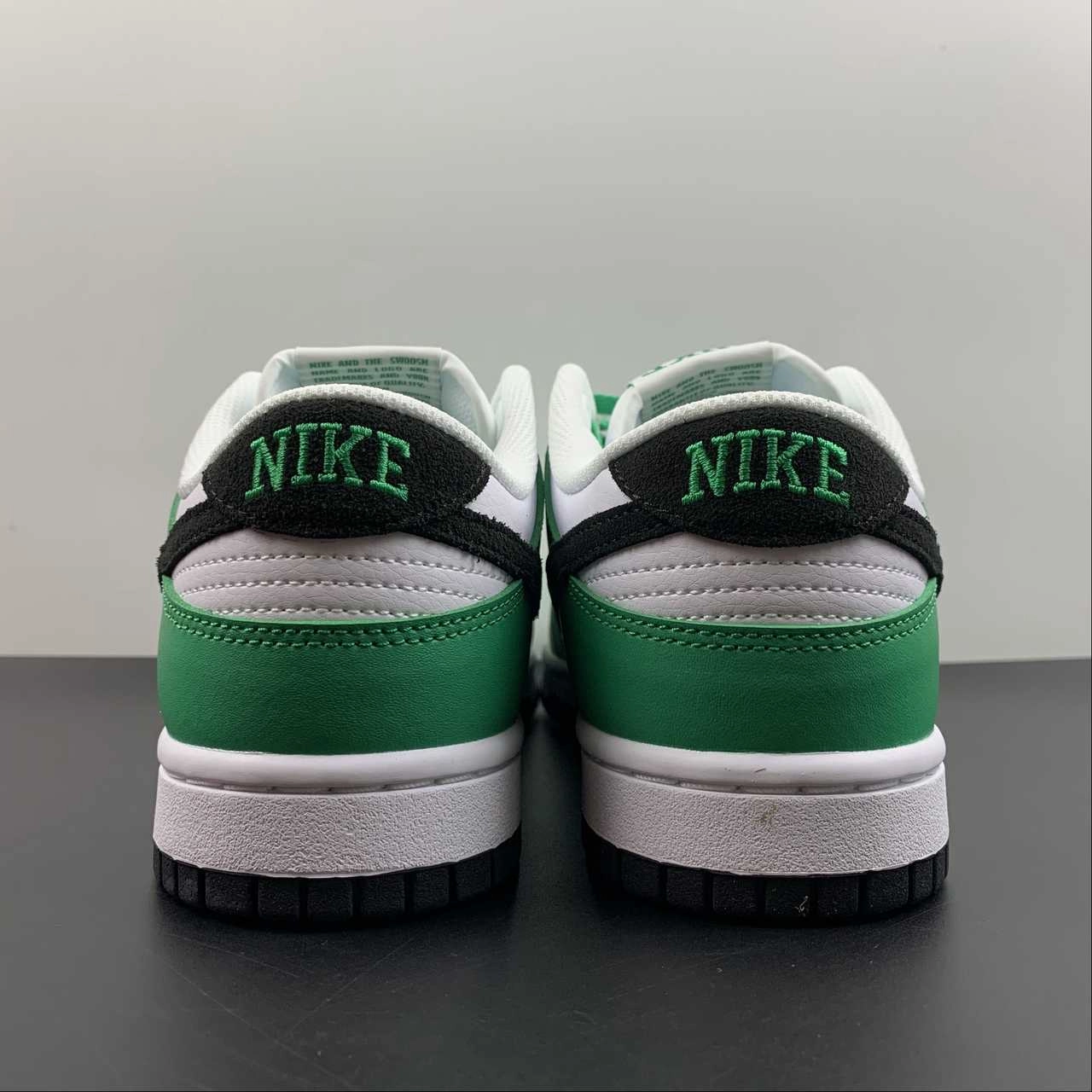 SB Dunk Low Celtics White Green Black FN3612-300 work commute Fashion Blend