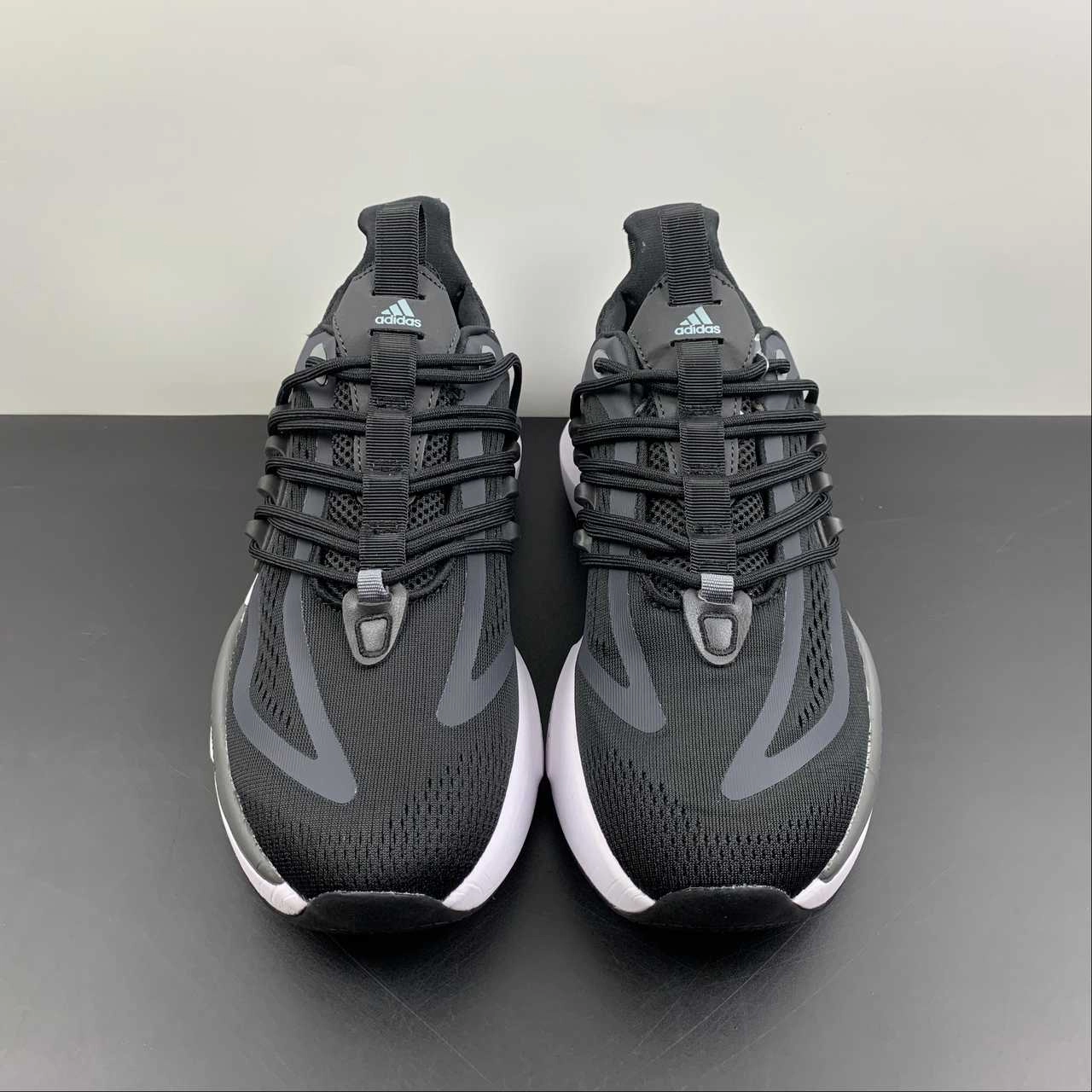 running shoes for professional female runners aerobic exercise shoe suitability Adidas AlphaBoost V1 Grey Three Core Black Magic Grey HP2758