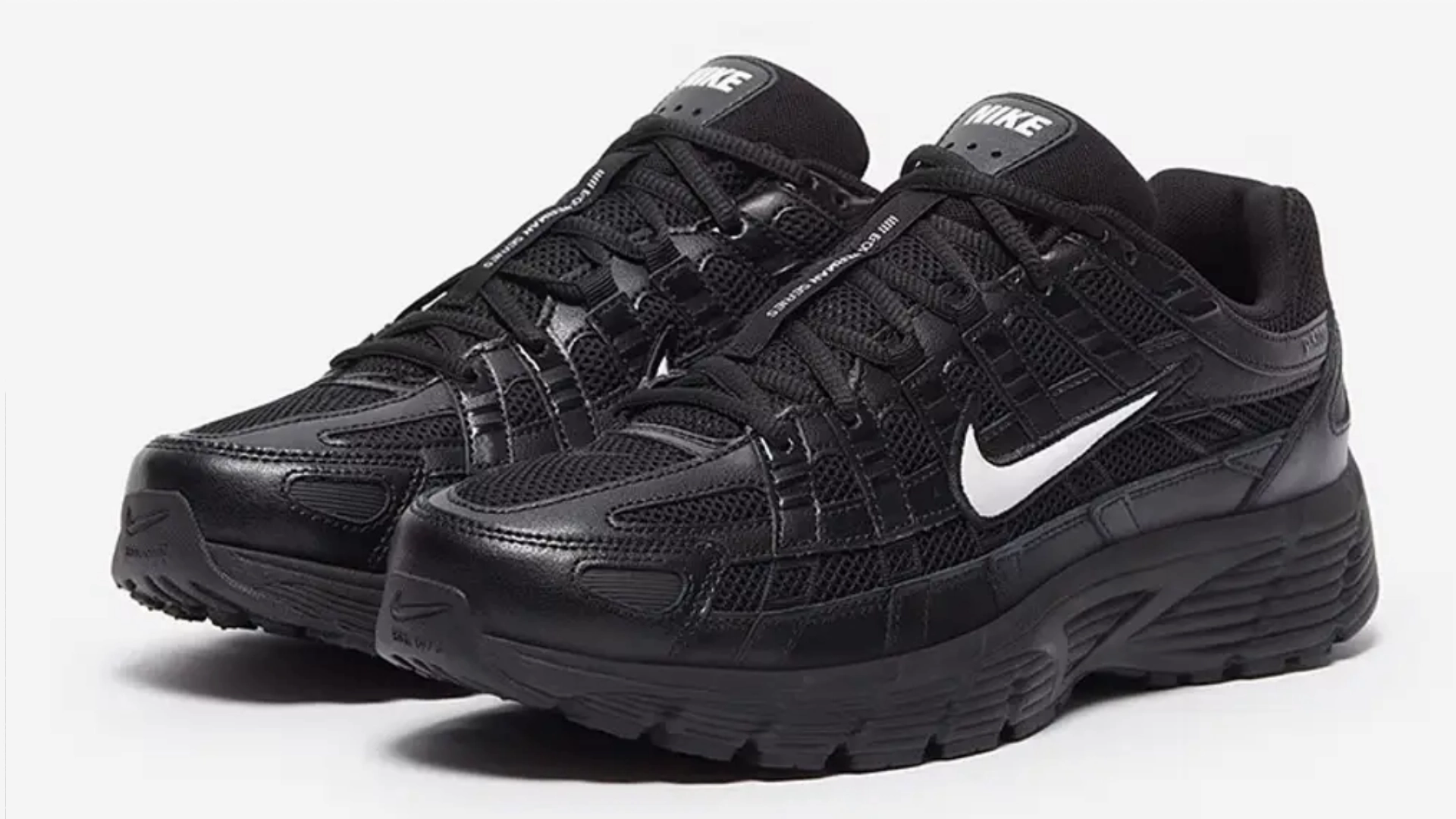 Elastic Goring System NIKE P-6000 'BLACK WHITE'