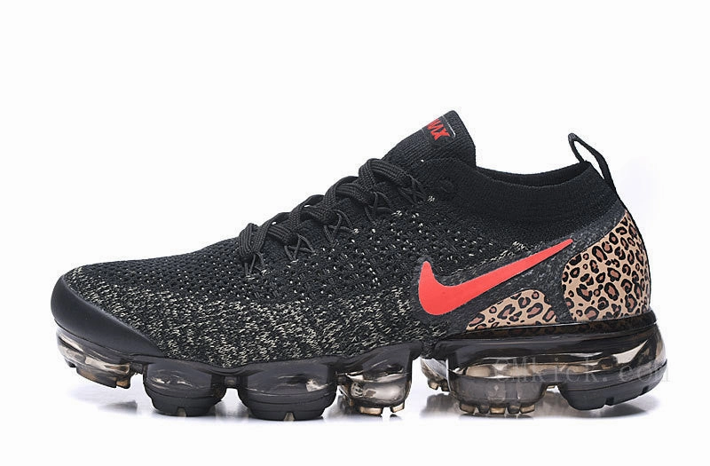 Air Vapormax Flyknit 2.0 Black Leopard Hook 942843-068 Cool Design training shoes