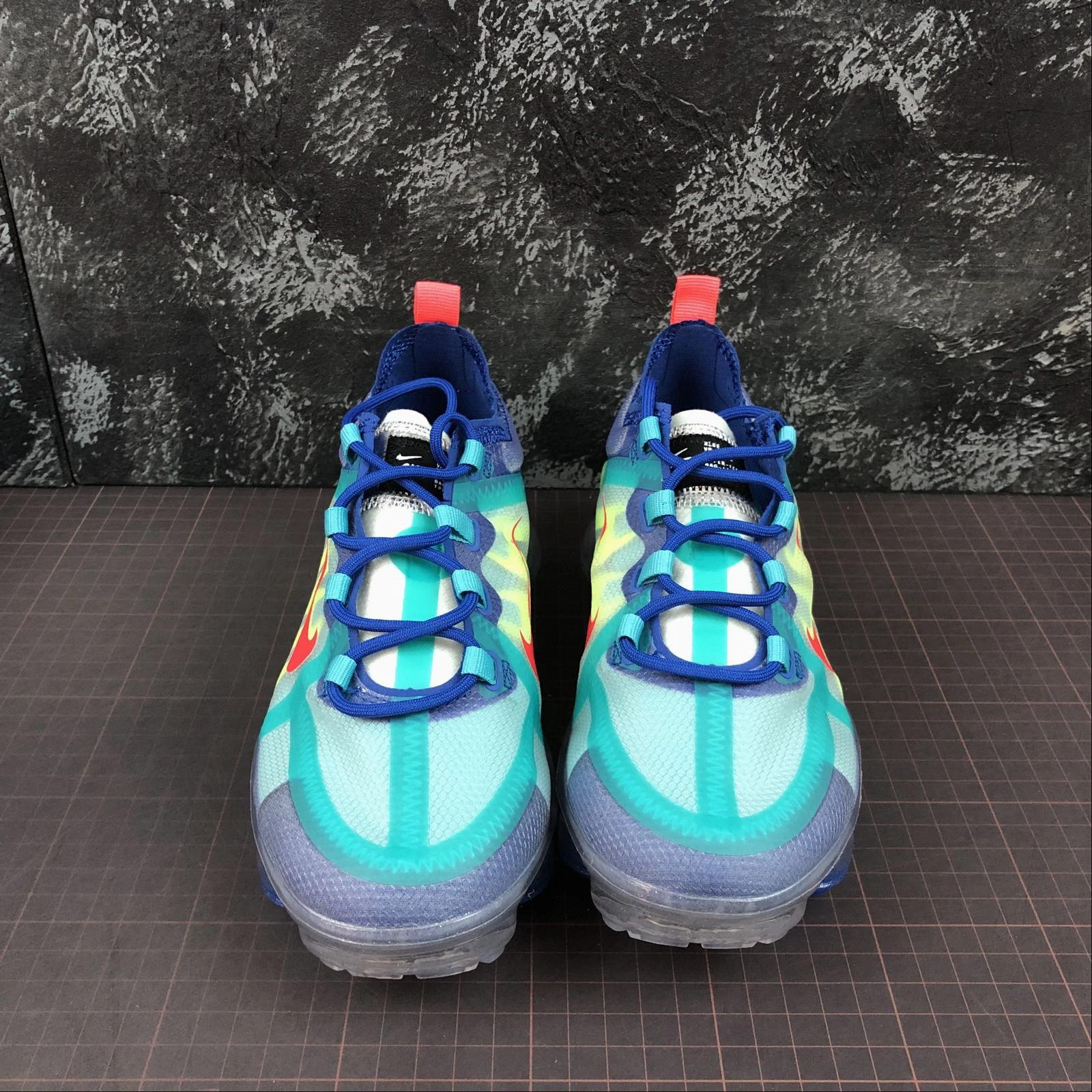 Comfortable Strapping Air VaporMax 2019 Blue Volt Red AR6631-402