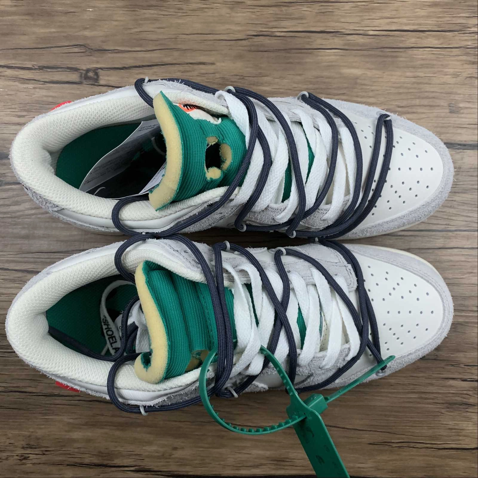 Dunk Low X Off-White 'Lote 20 de 50' DJ0950-115 Micro Grip Tread Pattern Phylon Foam Tech