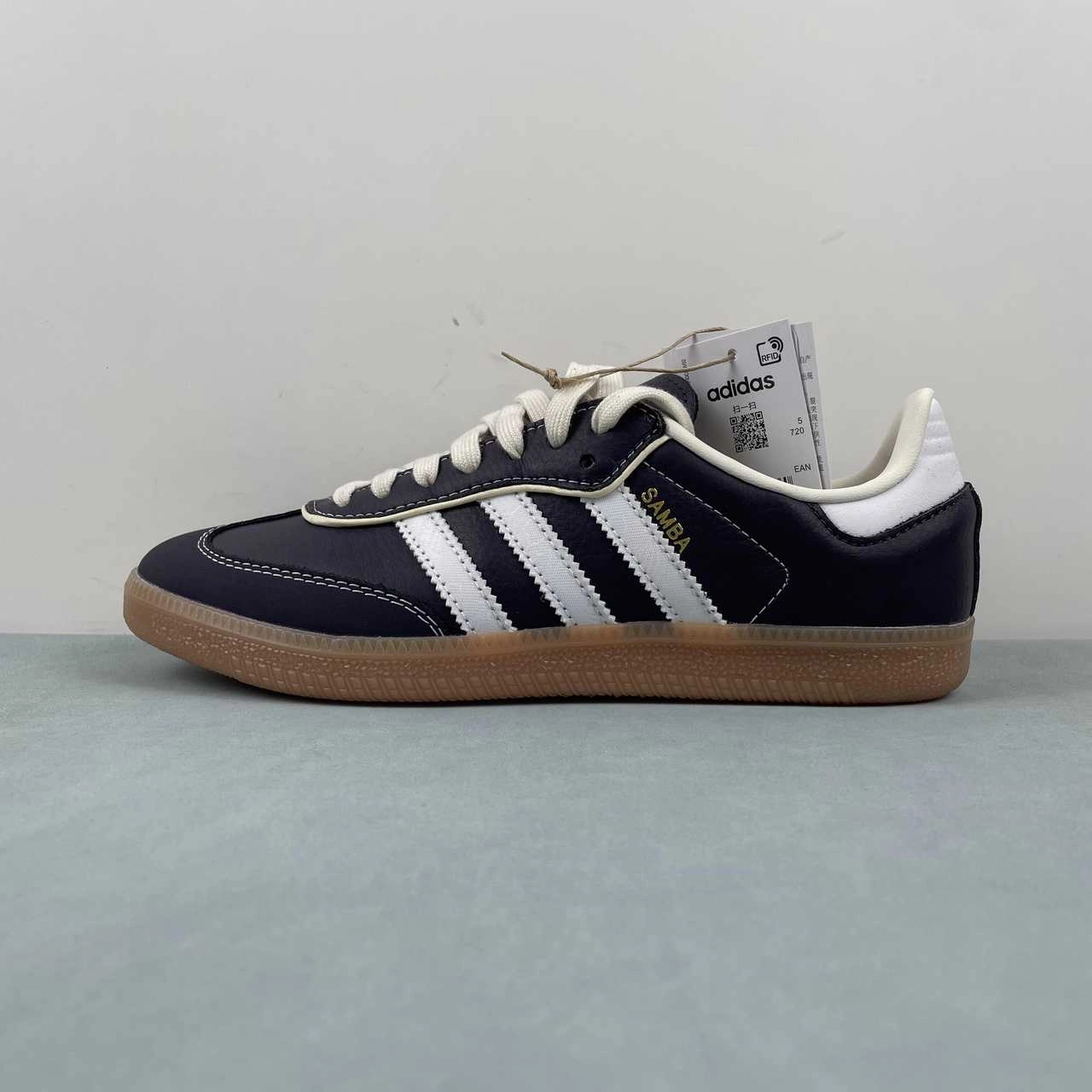 Tropical Feel Adidas Samba OG Aura Black Cream White Gold IG6836