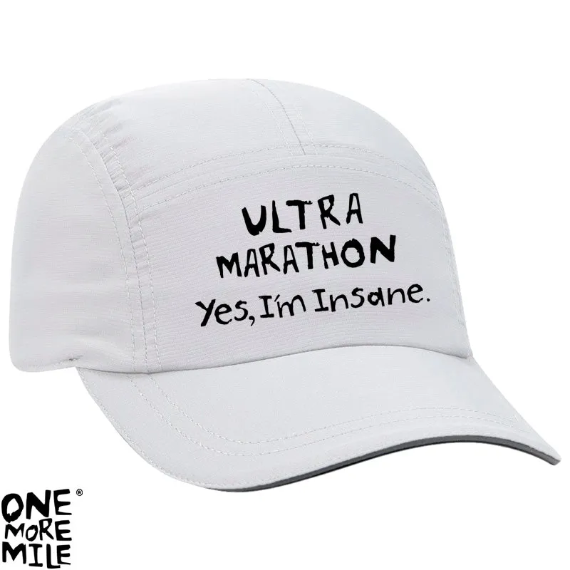 OMM Marathon Cap - "Ultra Marathon:  Yes, I'm Insane."