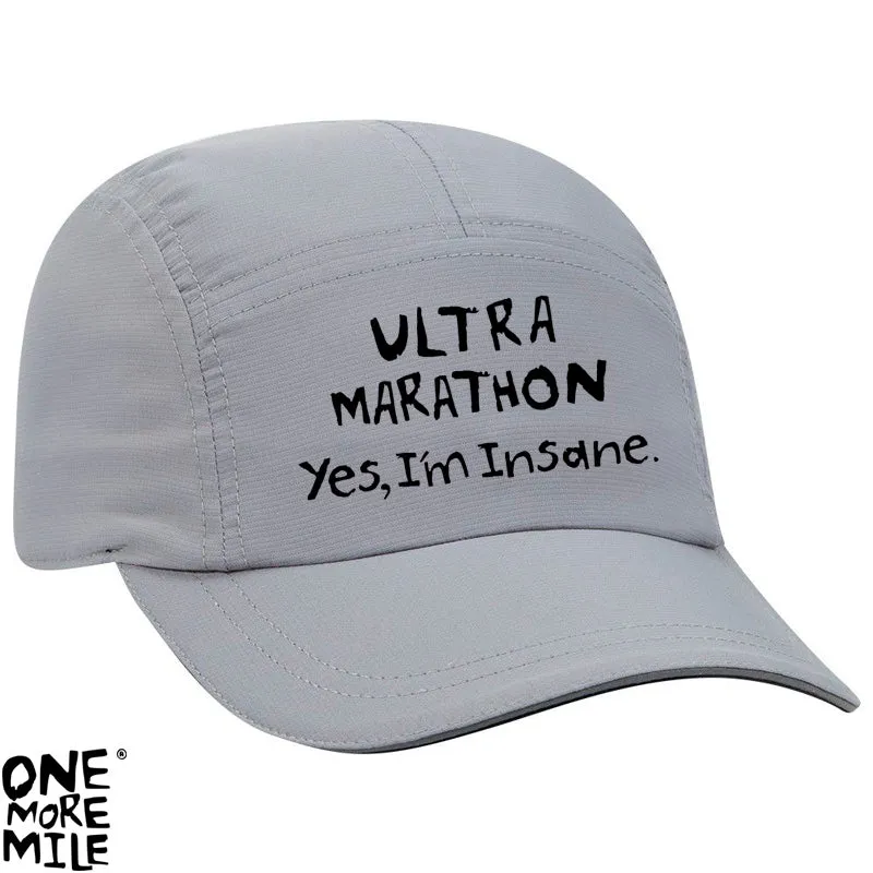OMM Marathon Cap - "Ultra Marathon:  Yes, I'm Insane."