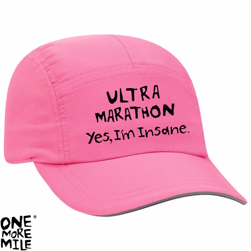 OMM Marathon Cap - "Ultra Marathon:  Yes, I'm Insane."