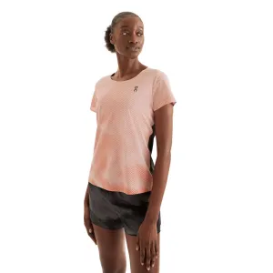 On Women's Performance-T Lumos Woodrose / Black
