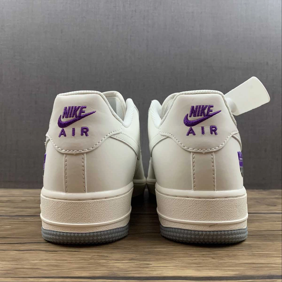 Air Force 1 07 Low Sacramento Kings Rice White Grey Purple NK6928-205 Air Flow Heat Step