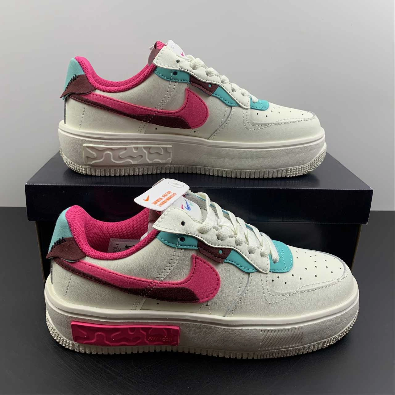 All Outfits Market Stroll Air Force 1 FONTANKA Sangria Sail Washed Teal Pink Prime DO6146-101