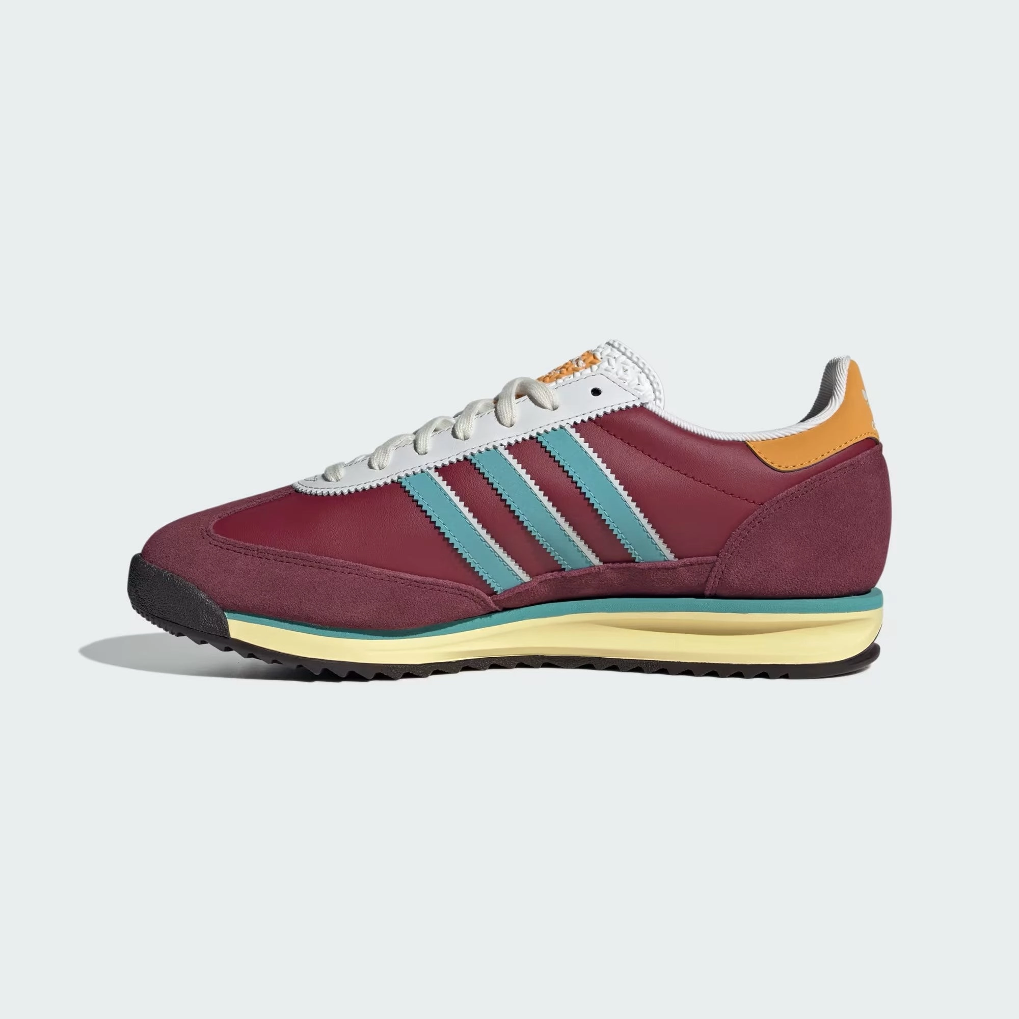 Adidas SL 72 RS Collegiate Burgundy Mint Ton Shadow Red JR0049 Fluidride evening jog